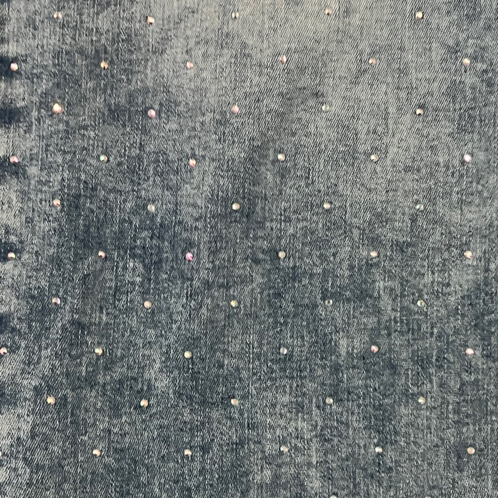 Torrid Light Blue Denim Jeans With Rhinestones - Picture 2 of 5